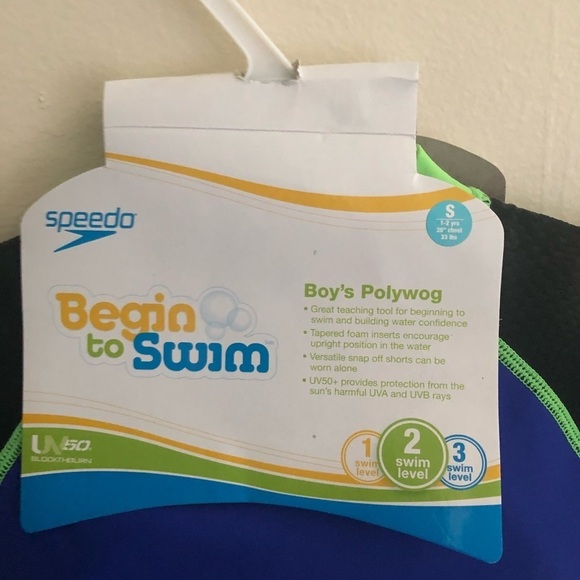 Speedo boys polywog swim suit size small - Picture 2 of 5
